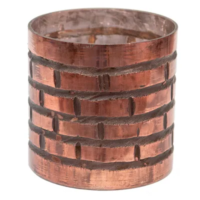 Produktbild von Clayre & Eef Teelichthalter Ø 15x15 cm Kupferfarbig Glas