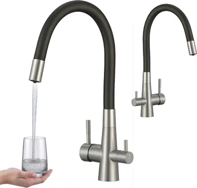 Immagine prodotto di Miscelatore da lavello con bocca flessibile per filtro dell'acqua RIVECO