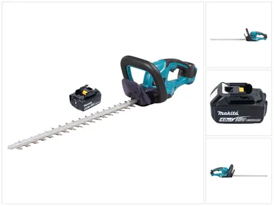 Obrázek produktu pro Akumulátorové nůžky na živý plot Makita DUH 507 M 18 V 50 cm + 1x akumulátor 4,0 Ah - bez nabíječky