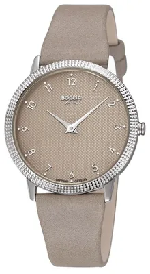Produktbild von Boccia 3381-01 Damen-Quarzuhr Titan Beige