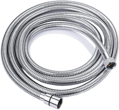 Produktbild von ONECE Duschschlauch 3M Brauseschlauch Flexibl Duschkopfschlauch aus Edelstahl, Ersatzschlauch für Handbrause, Anti-Verwicklungen, Chrom