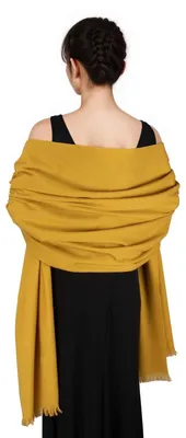 Imagen del producto de Bufanda de invierno Pashmina, gran chal de color sólido