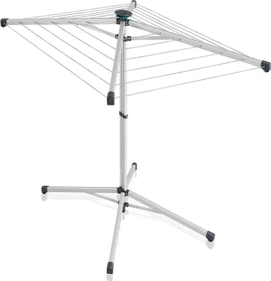 Produktbild von Famanu Wäschetrockner LinoPop-Up 140 - platzsparend, selbststehend, 14 m Wäscheleine