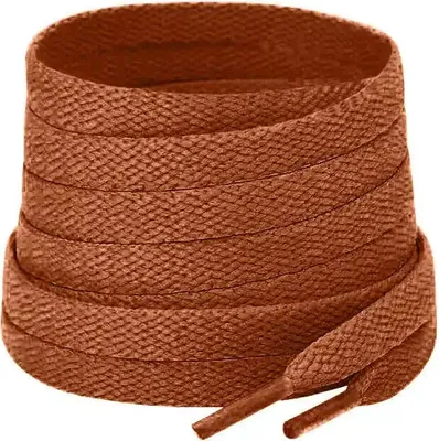 Produktbild von Flache Schnürsenkel - Braun - 120 cm
