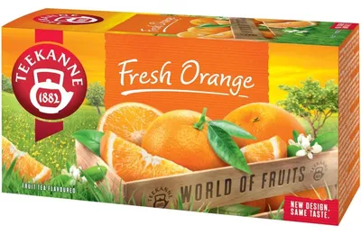 Obrázok produktu pre Čaj ovocný Teekanne World of Fruits, Fresh Orange, 20x2,25 g
