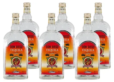 Produktbild von Don Diego Tequila Silver (6 x 0,7L)