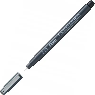 Produktbild von Pentel Zeichenstift 0,05 Polintliner Schwarz S20P-05A