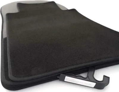 Produktbild von Fußmatten Mercedes W124 Cabrio Original Velours Autoteppich 4-teilig schwarz