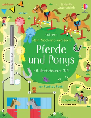 Produktbild von Mein Wisch-und-weg-Buch: Pferde und Ponys