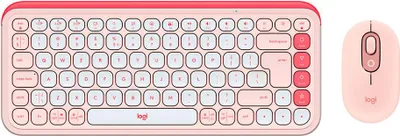 Produktbild von Logitech POP ICON COMBO - ROSE (US)