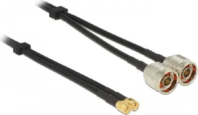 Produktbild von DeLOCK 89468, 10 m, RG-58, 2 x N plug, 2 x SMA plug, Schwarz