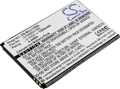 Produktbild von TECHTEK Akku Kompatibel mit [BLU] L170i, Life Play 2 Ersetzt C705804180L