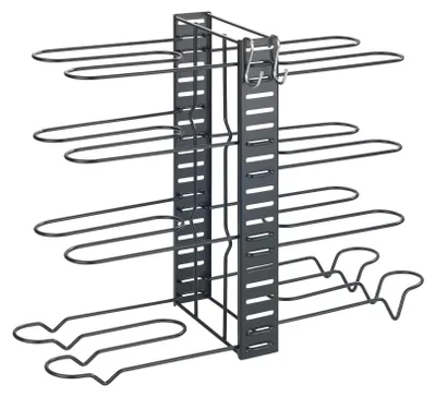 Topf- und Pfannenständer 3-in-1, verstellbar, Metall, 54,5x42x20 cm
