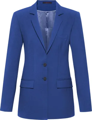 Produktbild von Greiff Corporate PREMIUM Damen Langblazer Regular-Fit Italian blue 50