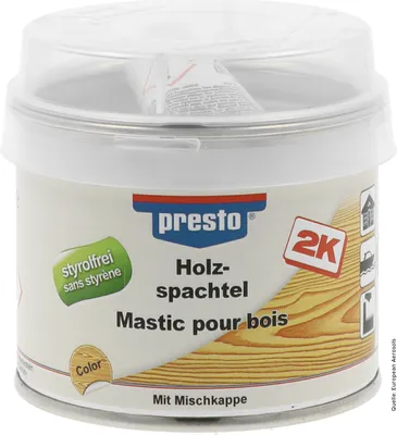 Produktbild von Presto Holzspachtel styrolfrei mittelbraun 250g 443503