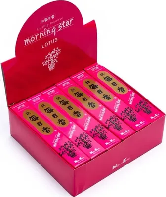 Produktbild von Weihrauch Morning Star Lotus – Packung mit 12 Stück – 20 g