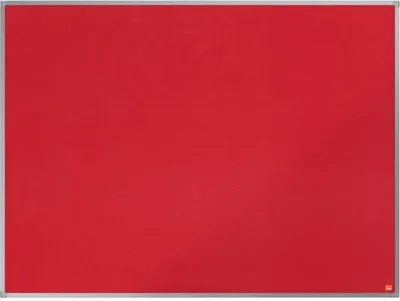 Produktbild von Filz-Notiztafel Essence Aluminiumrahmen 1200x900mm rot.