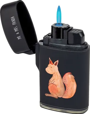 Produktbild von Mr. & Mrs. Panda Feuerzeug Einhorn Glauben - Schwarz - Geschenk, Unicorn, Zünder, Eichhorn, Feuerzeuge, anzünder, sturmfeuerzeug, Eichhörnchen, Einhörner, Einhörnchen