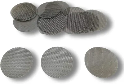 Edelstahl-Inlegzeefjes 30 mm fein, 100 Stück, Rohrfilter