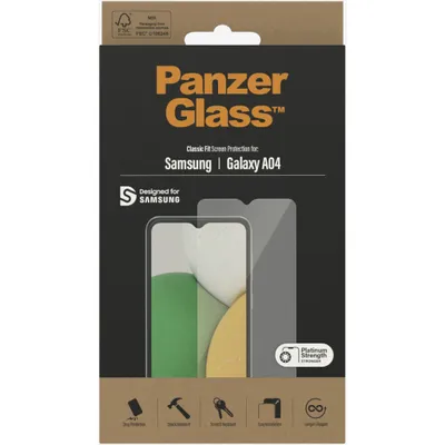 Obrázek produktu pro Panzerglass Classic Fit Antibakteriální Sklo Pro Samsung Galaxy A04