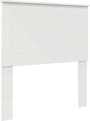 Image de Tête de lit Blanc 100 cm Bois d’ingénierie