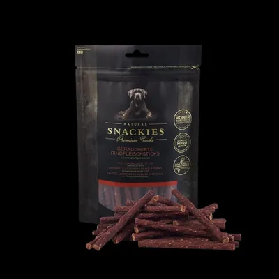 Produktbild von SNACKIES Geräucherte Rindfleischsticks 400 g