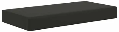 Image de Coussin de Siège d'Extérieur Noir 80 x 40 x 8 cm