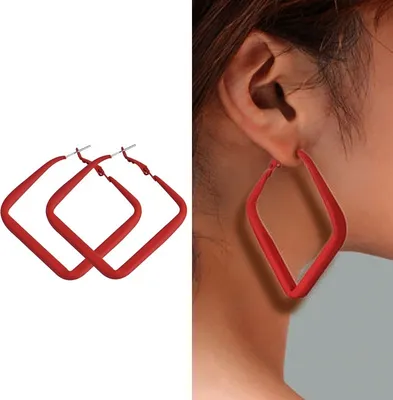 Image de Boucles doreilles Alessia Rouge - Élégance et Style KP27463