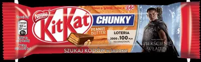 Image de Kitkat Chunky Peanut Butter Waffle Sticks in Milk Chocolate 42 G