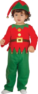 Immagine prodotto di Fiestas Guirca - Costume da elfo per bambino, set natalizio FG1555 (92) (rosso/verde)