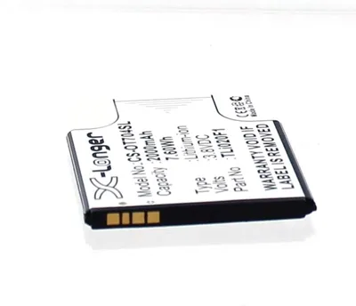 Produktbild von Akku für Alcatel TLI020F1 Li-Ion 3,8 Volt 2000 mAh schwarz.
