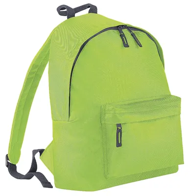 Produktbild von Bagbase Fashion Rucksack, 18 Liter FK176 (Einheitsgröße) (Limette/Grau)