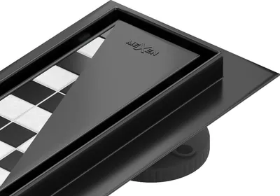 Image de Mexen Flat M13 caniveau linéaire 2en1 90 cm, noir - 1710090-15