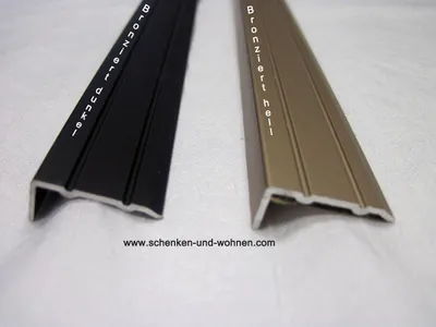 Produktbild von Winkelprofil 1 m sk 10x24,5mm Aluminium Bronze dunkel