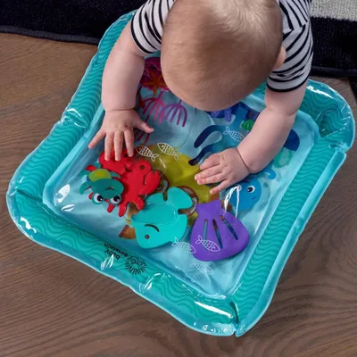 Image de Baby Einstein - Ocean Explorers Sensory Splash, tapis d'eau, pour le temps du ventre ou pour jouer assis, âge 0-36 mois
