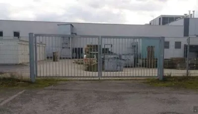 Produktbild von 2-flügeliges Doppeltor Gartentor Industrietor / Verzinkt / 500 x 200 cm