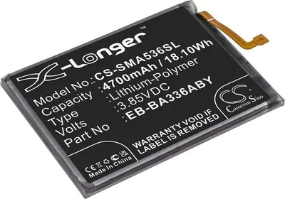 Obrázek produktu pro Baterie pro Samsung Galaxy A33 5G, Galaxy A53 5G, Galaxy A53 5G 2022 a další, 4700 mAh, Li-Ion