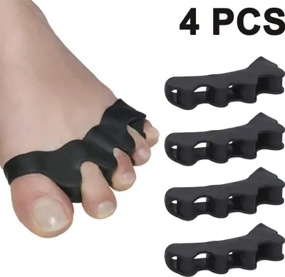 Produktbild von Zehenspreizer Silikon , Zehentrenner , Korrektur für alle Zehen,Soft - Bandage, Fußzehen, Spreizer, Damen und Herren