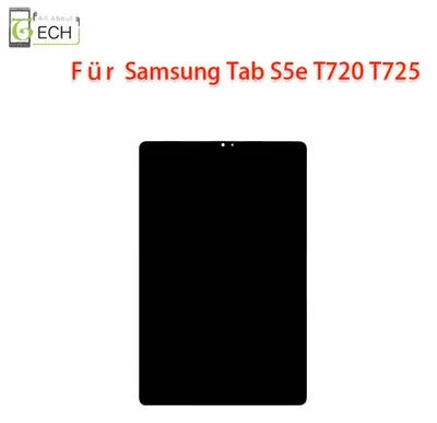 Produktbild von Original Samsung Galaxy Tab S5e T720 T725 LCD Display Bildschirm Schwarz
