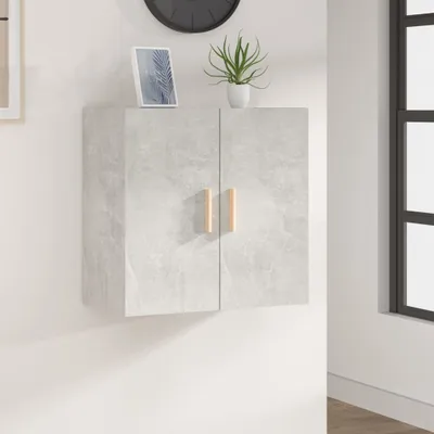 Produktbild von The Living Store Wandschrank Betongrau 60x30x60 cm Holzwerkstoff