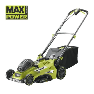 Obrázek produktu pro Ryobi 5133005484 Sekačka na trávu RLM36X46H50PG kartáčovaná 36V včetně baterie a nabíječky