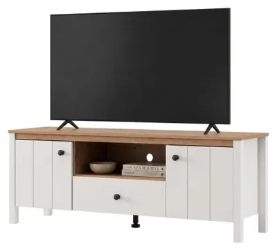Produktbild von Sampe - TV Möbel, 143x40x53h cm Weiß Matt, eine Schublade