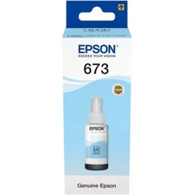 Produktbild von Epson T6735 - 70 ml - hell Cyan - original - Nachfülltinte - für Epson L1800, L800, L805, L810, L850