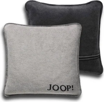 Produktbild von JOOP! Uni-Doubleface Kissenhülle Ash-Anthrazit 50 x 50cm