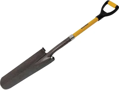 Productafbeelding van & Post Hole Shovel 1070mm/42", Zwart