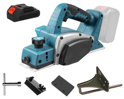 Image de Rabot électrique, 15 000 tr/min, moteur sans balais, 2 batteries, prise secteur européenne