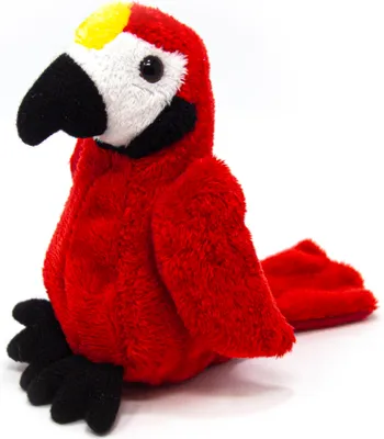 Image de Cornelissen - Peluche - Perroquet - 11 cm - Rouge