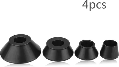 Image de 4pcs adaptateur d'équilibreur de roue -pivot standard -kit de cône de rétrécissement pour arbre de 40 mm