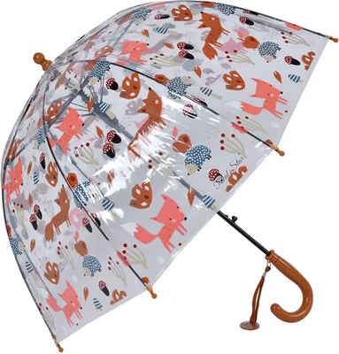 Zdjęcie produktu dla Clayre & Eef JZCUM0006O Parasol dziecięcy pomarańczowy Ø 50 cm