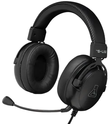 Image de Casque de jeu filaire - THE G-LAB - KORP TITANIUM - Microphone - PC/PS4/Xbox One - Noir